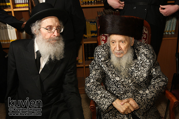 The Bostoner Rebbe ZT"L and HaRav Nosson Tzvi Finkel ZT"L